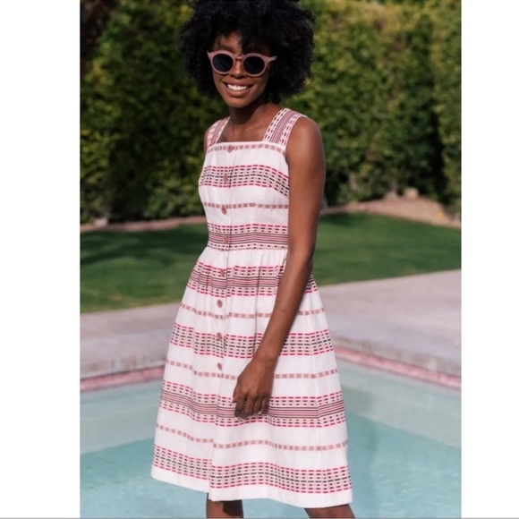 Gal Meets Glam Ashton Stripe Dress Size US 6 - Picture 1 of 16